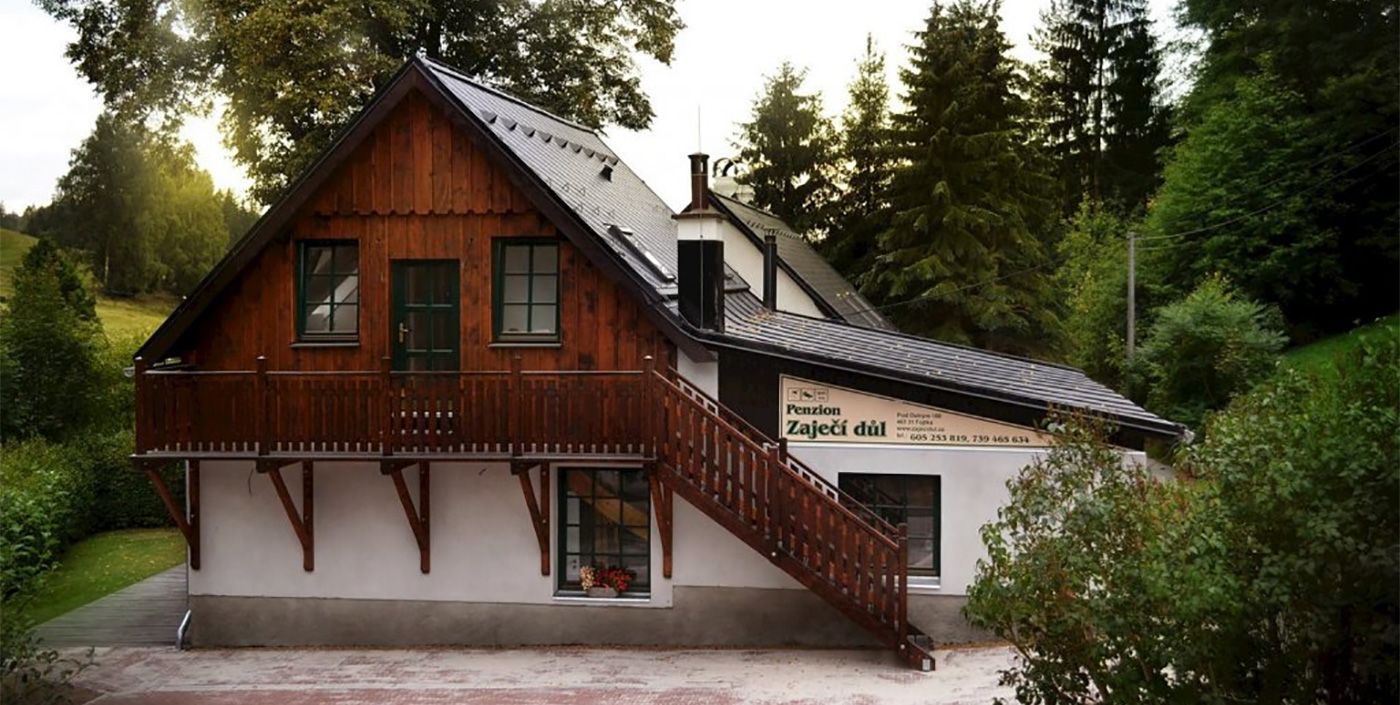 Penzion Zaječí Důl ve Fojtce na úpatí Jizerských hor